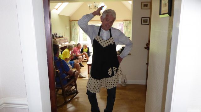 Moseley the butler... or should it be maid?