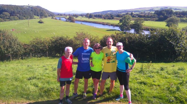 Looking fresh near the beginning on a beautiful day!